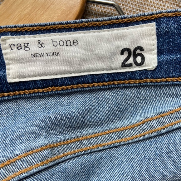 rag & bone Nina High Rise Ankle Flare Jeans Copper Hill size 26 - Picture 7 of 9